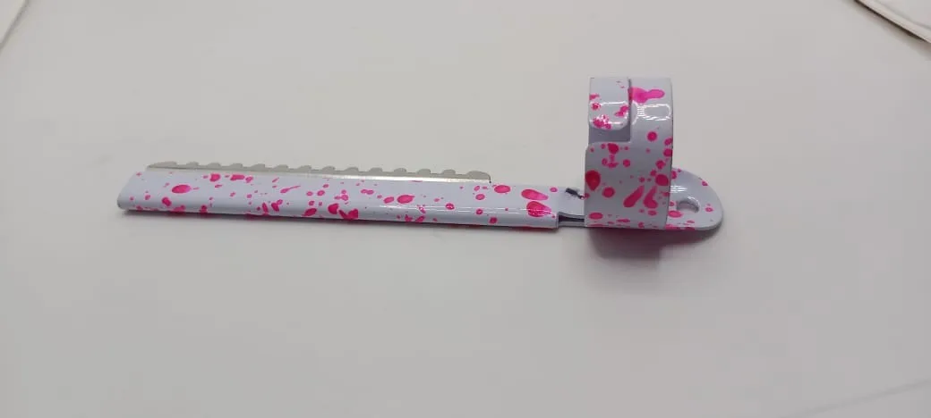 Color Salon Single Finger Fine Thinning Razor Easy Use Disposable Alloy Shaving for Face Cutting Cut Hair Trimming Razor