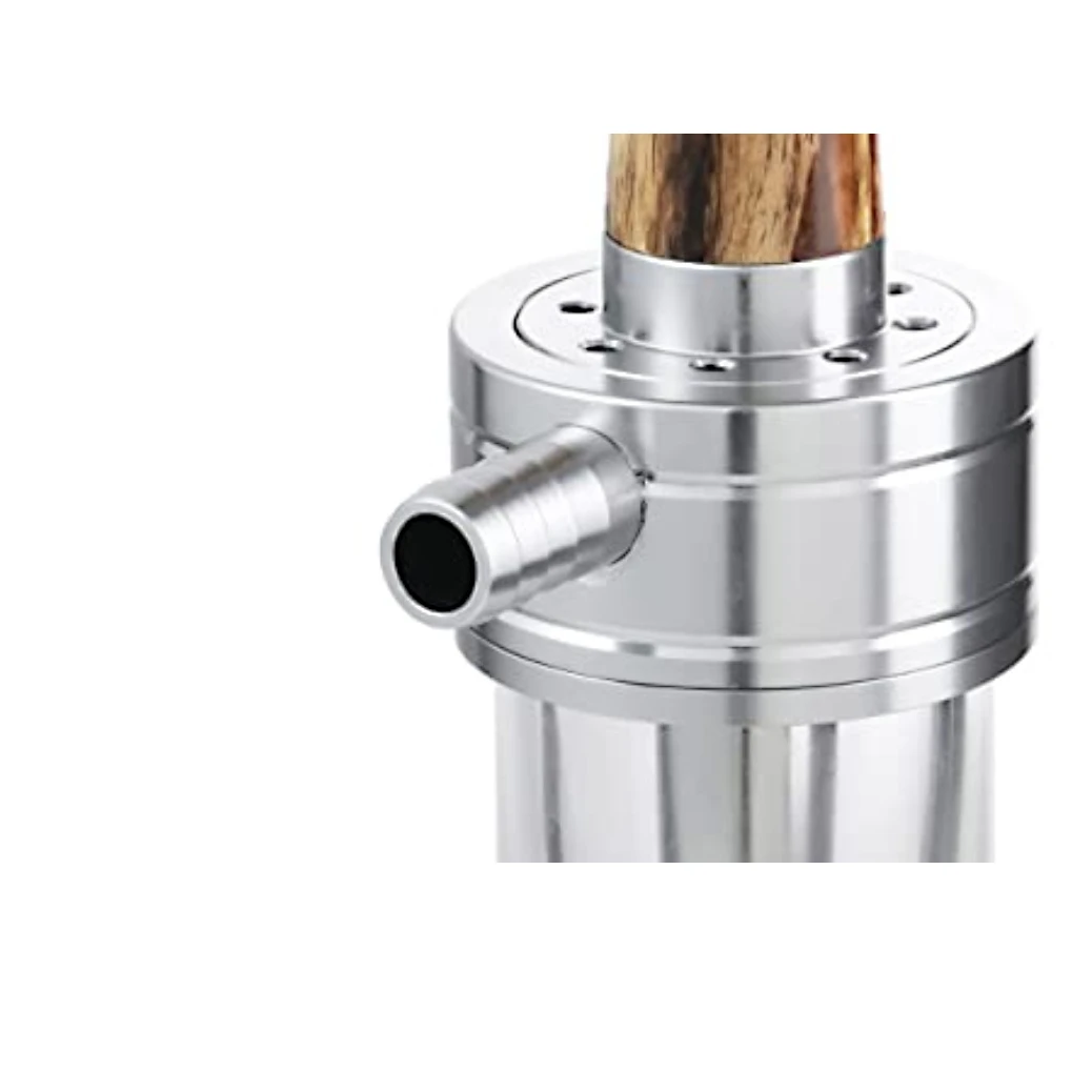 Arabian Hookah 8-hole air outlet aluminum alloy French mirror Hookah set HOOKAHSHISA smoking set manufacturers wholesale.