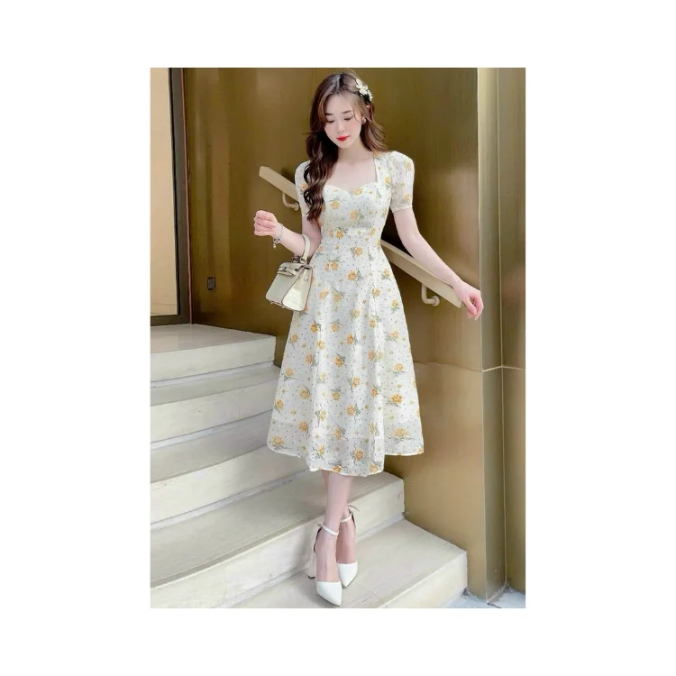 Women Dresses Casual Summer Good Price Sustainable For Women Clothing Luxury Design Custom Designs From Vietnam Manufacturer