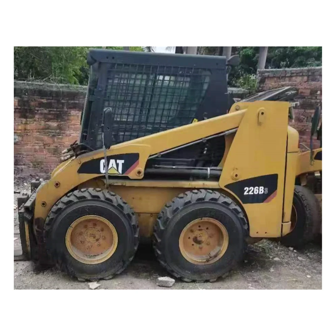 Original CAT226B3 skid steer loader used high quality 2015 made skid steer loader in good condition for sale