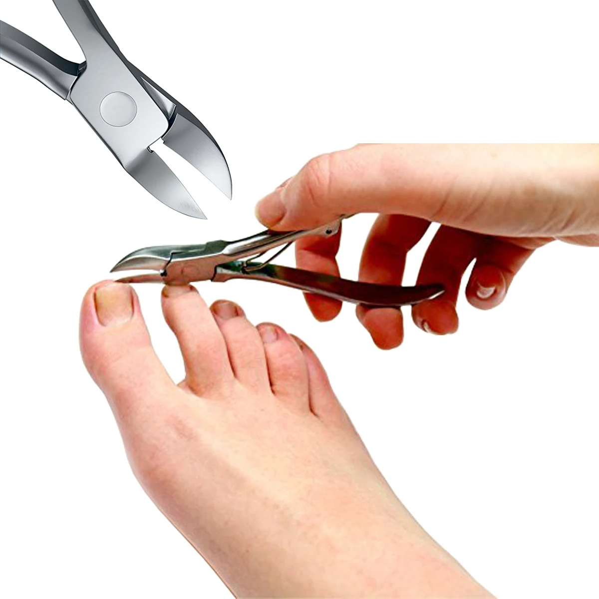Nail Clippers Thick or Ingrown Toenails Cutter Professional Fingernail Toenail Nipper for Manicure & Pedicure