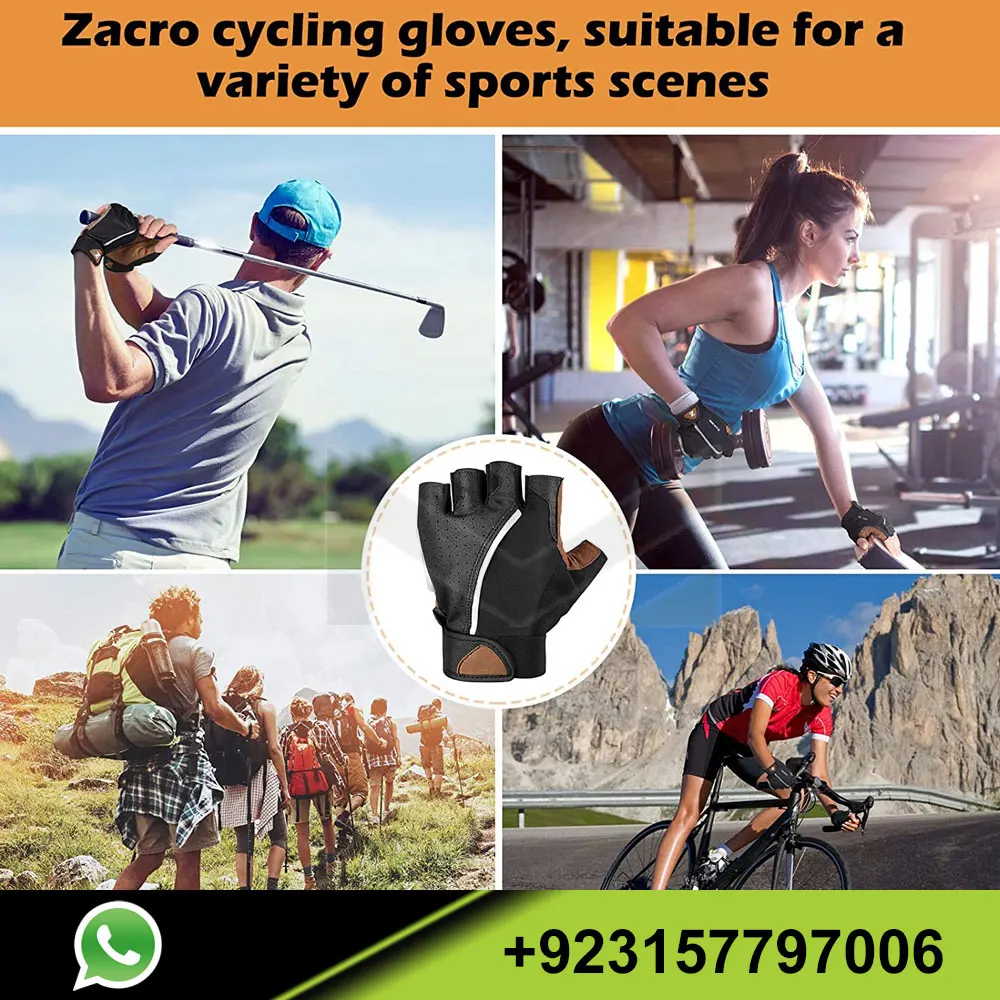 OEM Service High Quality Bicycle Gloves for Men Half Finger Cycling Gloves Summer Season MTB Gloves
