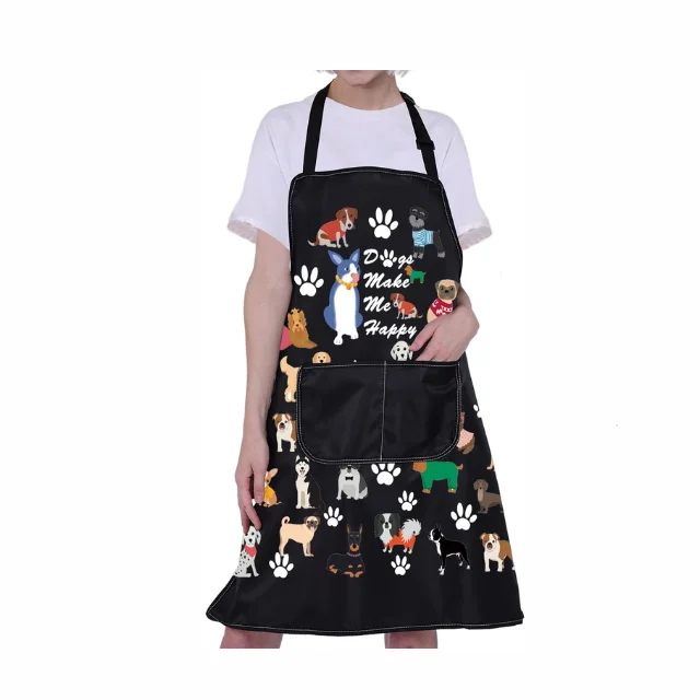 Лидер продаж, водонепроницаемый фартук для ухода за Собаками Для грумеров и парикмахеров, необходимые инструменты для ухода за домашними животными, фартуки для кошек и собак