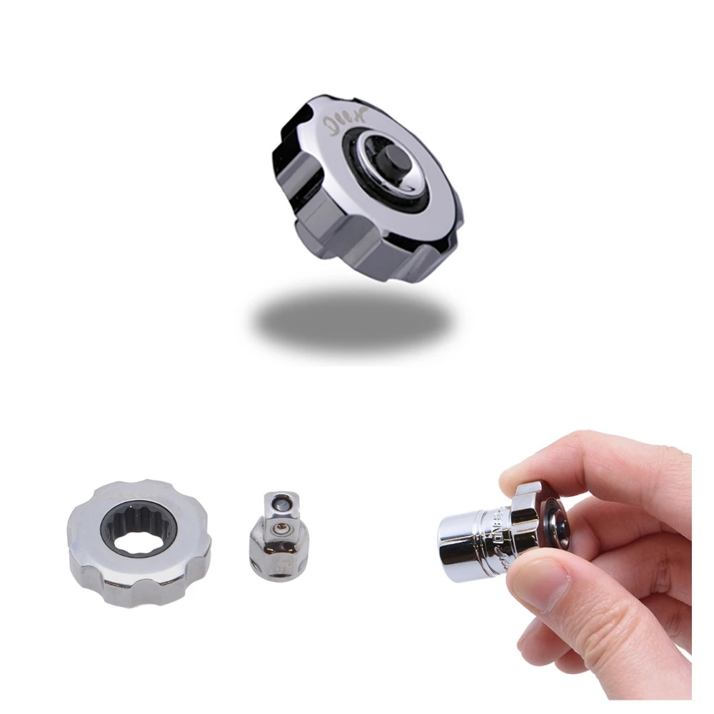 Impact Car Repair Tool Box Ratchet Socket Wrench Set Heavy Duty -DEEN Adapter