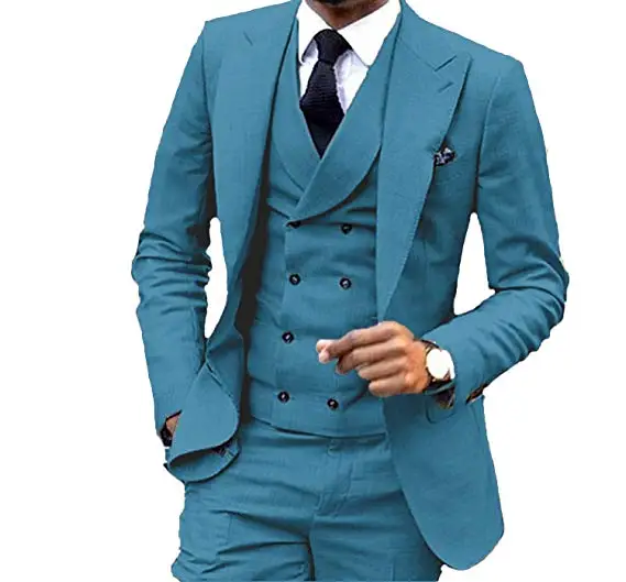 Fashion New Style Cotton Slim Pant Coat Design For Men Two Piece Breathable Best Quality Pant Coat Mens Suits