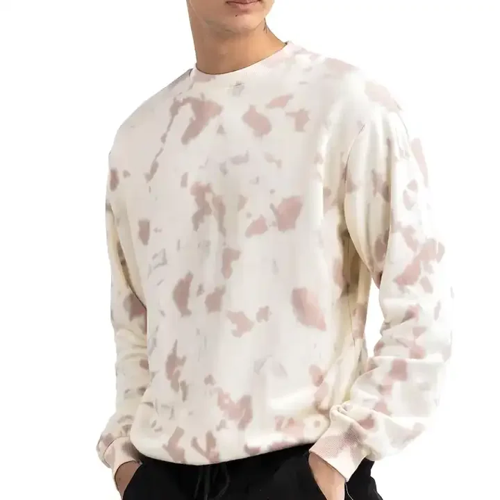 2024 Buy Cheap Price Customized Made High Quality Paint Printed New Design Wholesale Men Sweatshirts