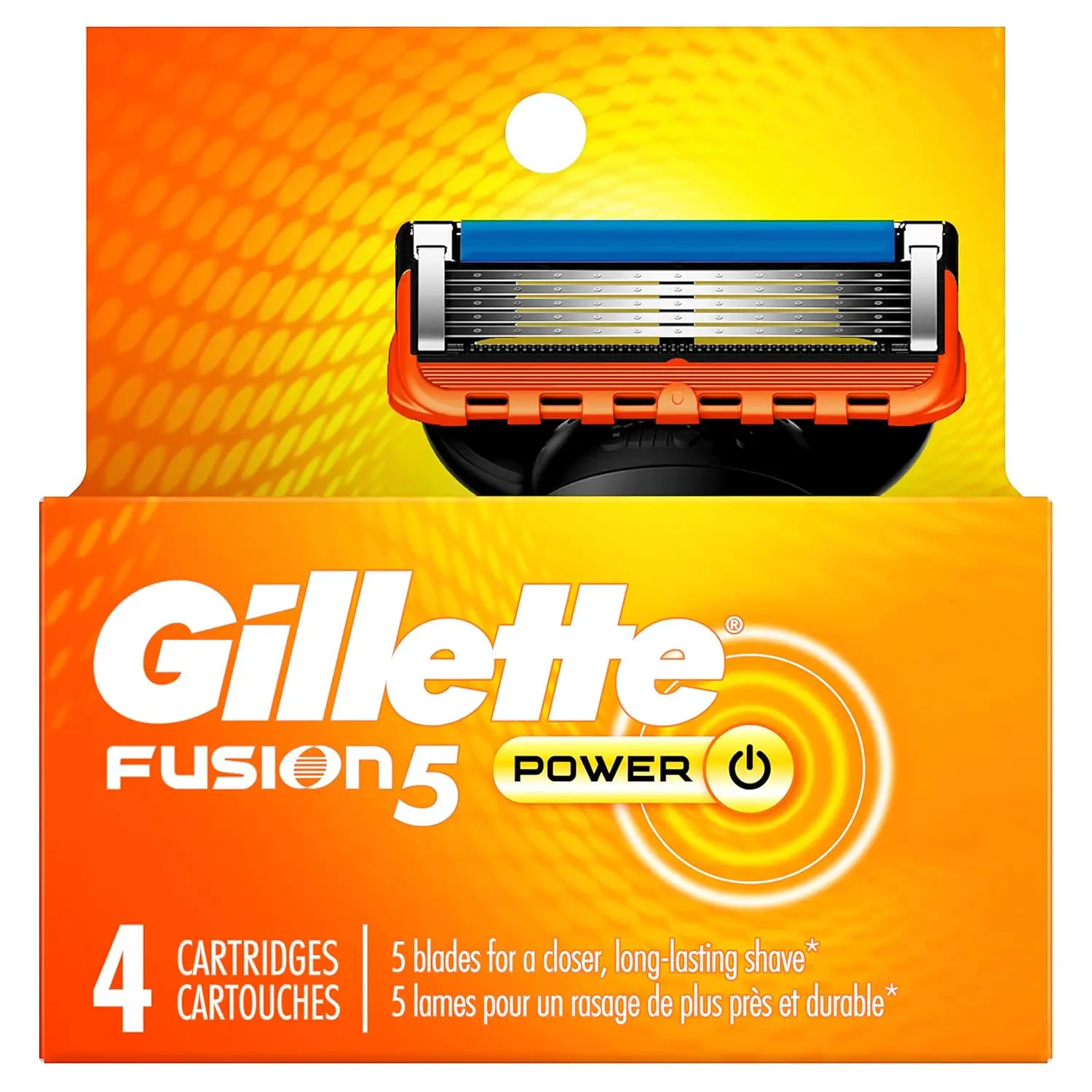 Gillette F usion Power Blades - 4 CT