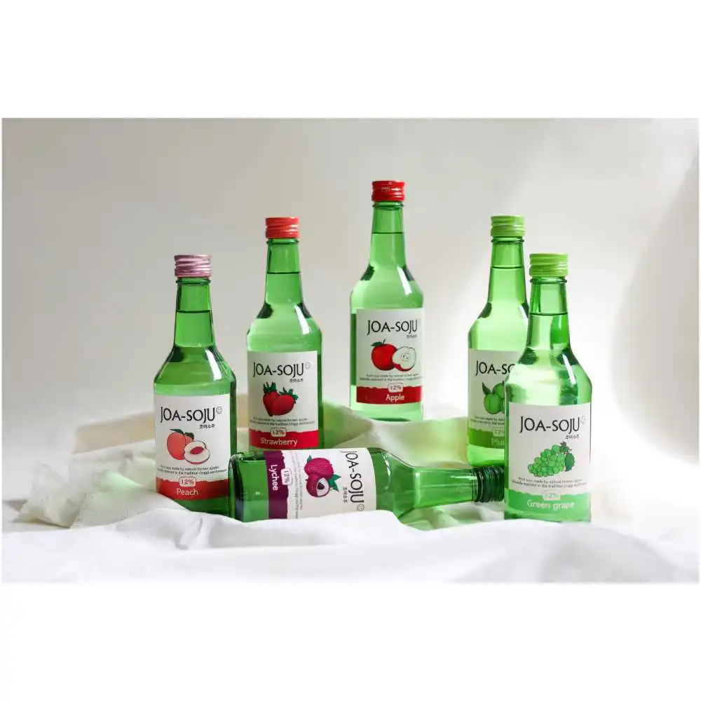 [HISTRADE]JoA Soju High quality SOJU Glass bottle 360ml ABV 12% high quality korean SOJU Various Fruit Wine Delicious flavor