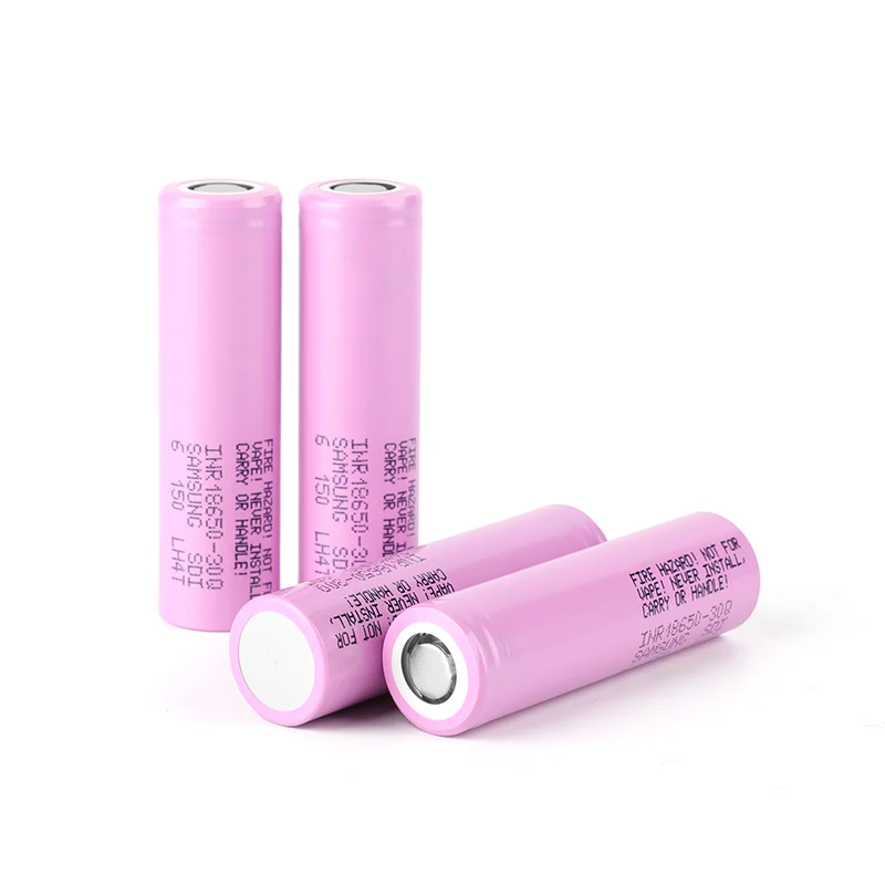 30Q 18650 battery 3.7v li-ion rechargeable batteries Inr lithium battery 18650 3000mah Scooter E-bike Cells Support DIY Packs