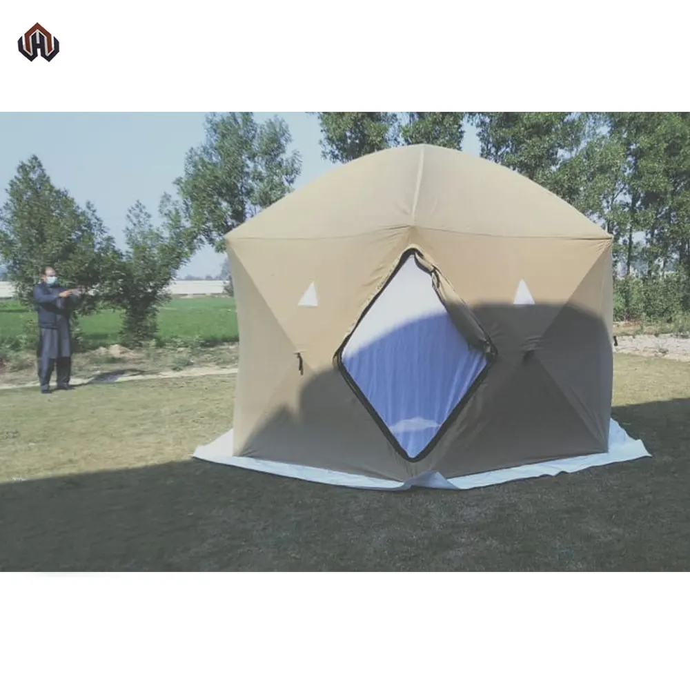 Pakistan Manufacturer Pop Up Tent Cotton Canvas Pop Up Tent For Sale