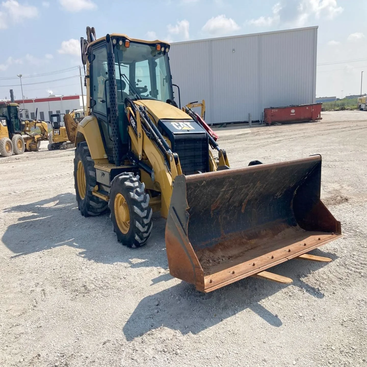 High Quality Backhoe loader backhoe tractors Cater CAT 416 CAT 420 backhoe loader