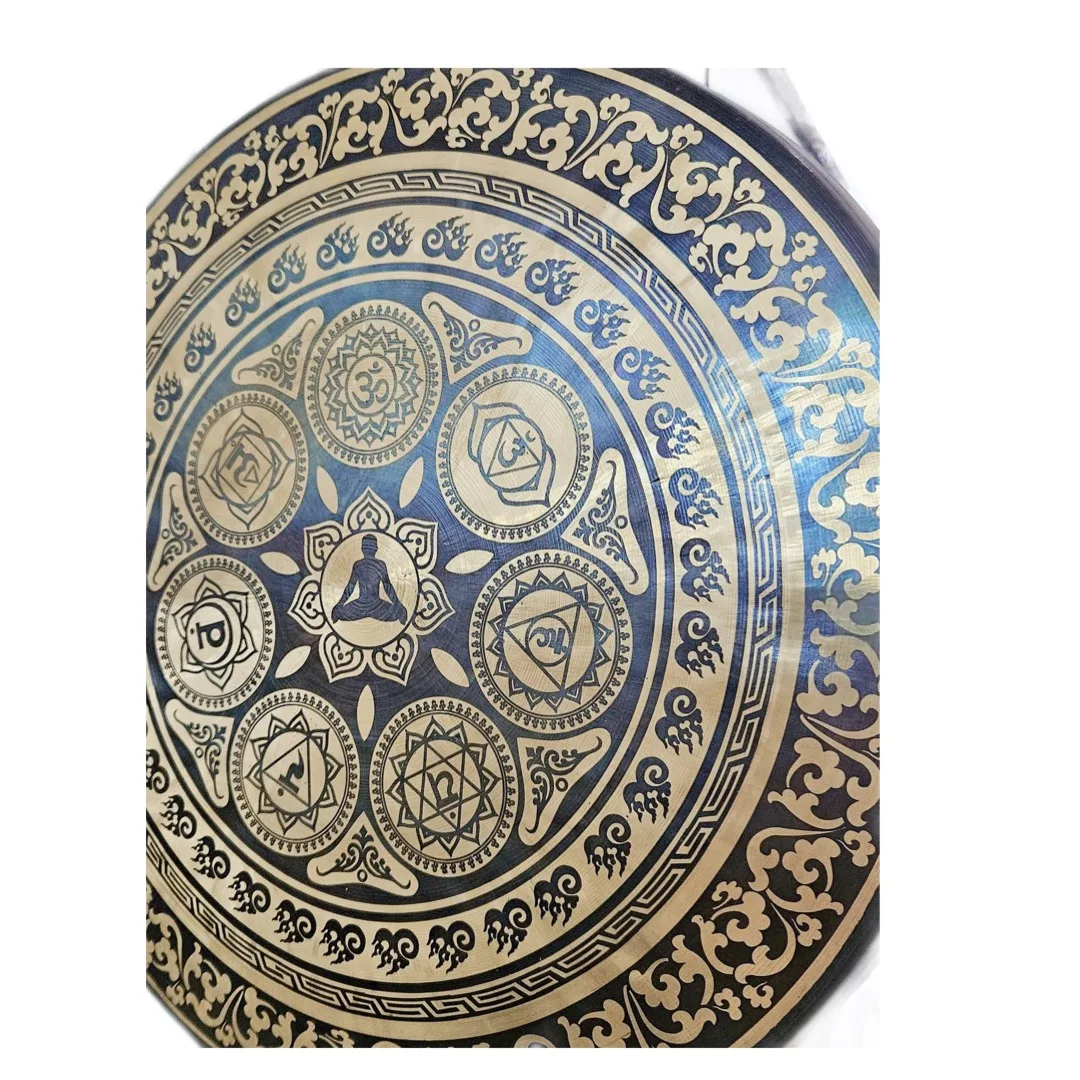 Seven Chakra Gong Musical Instrument- 50 cm