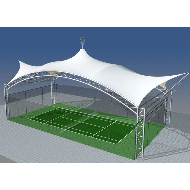 Football field membrane structure stands/ The stadium membrane structure