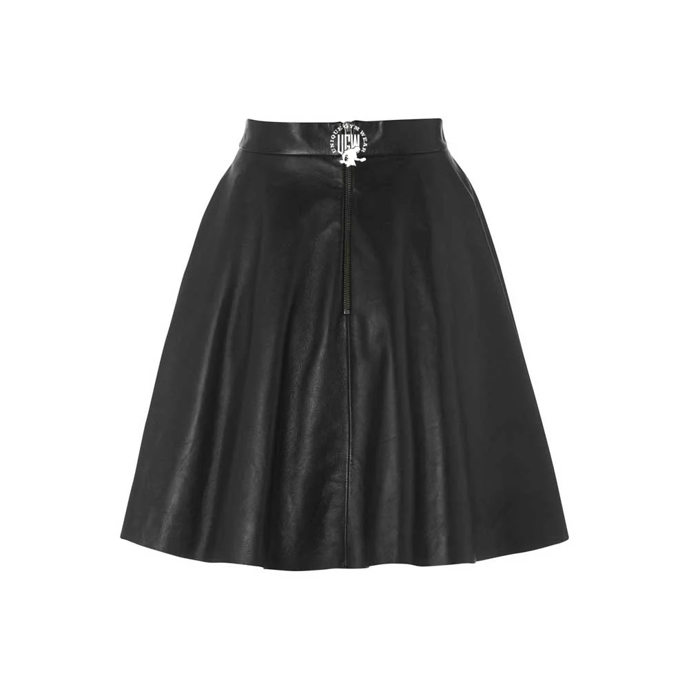 Mini Skirt High Waist Summer Denim Skirt with Pockets For Women