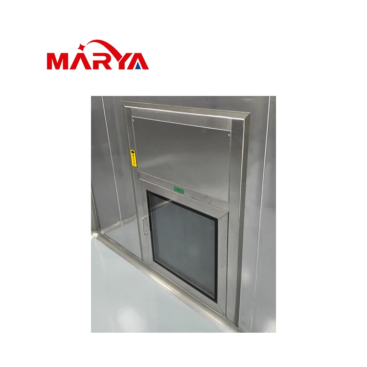 Shanghai Marya Stainless Steel Pass Box Static Type Electrical Interlock Clean Room Passbox