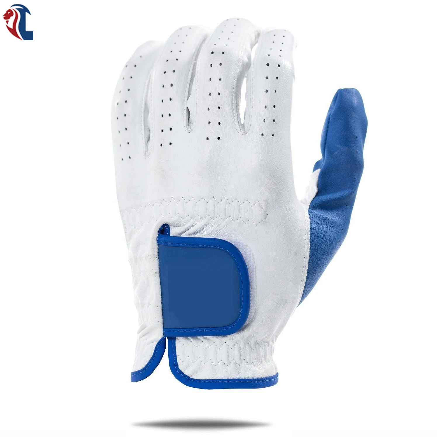 Unique Design Golf Gloves Women Sheepskin Breathable Palm Ladies Men Genuine Leather Sport Anti-Slip Training Gloves