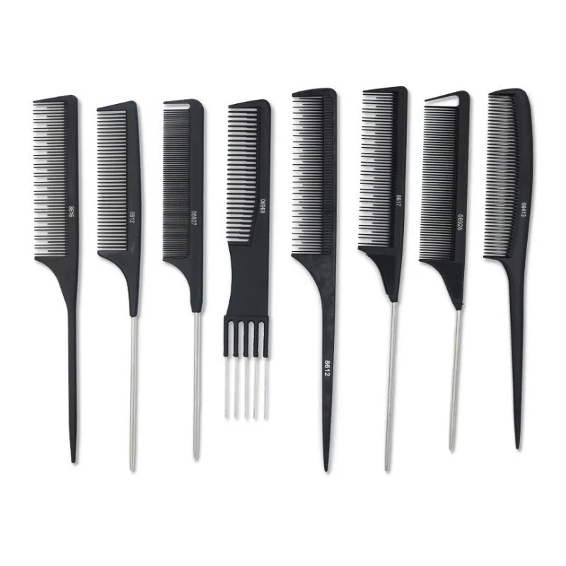 Barber Professional Styling Tools Hair Styling Hair Cutting Comb Anti Static Carbon Fiber Comb