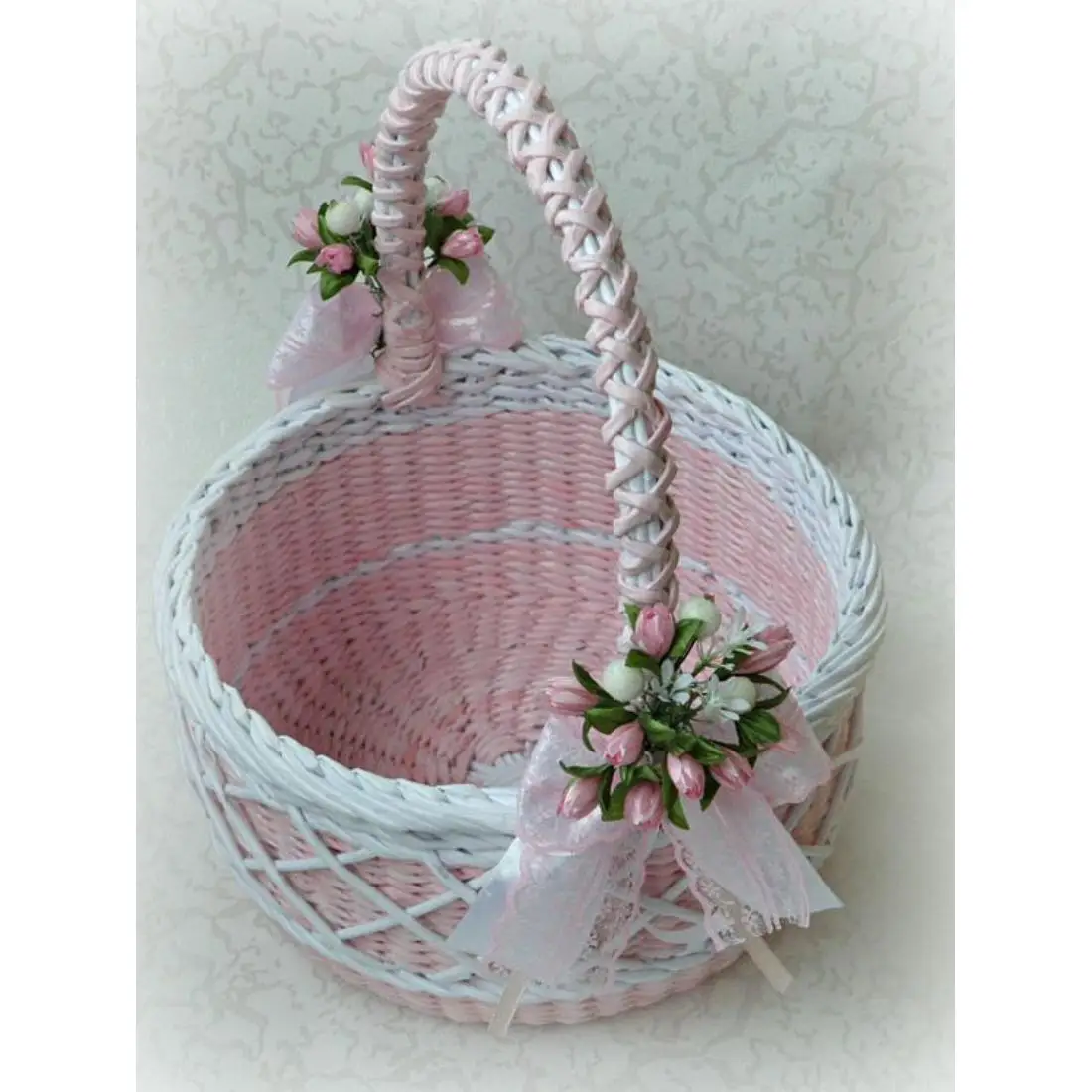 Superior Quality Rattan Basket Accent Color Bridal Gift Supply Unique Rattan Basket For Storage With Handle Made In India