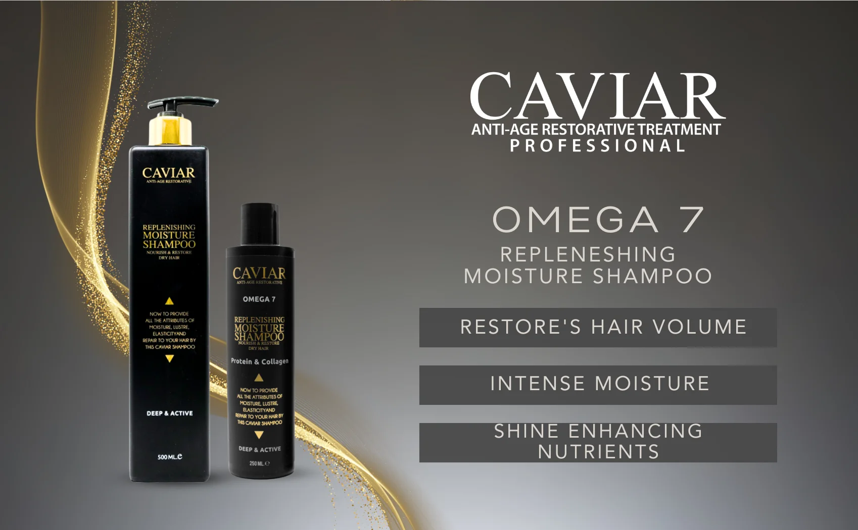 Wholesale Caviar Shampoo Replenishing Moisture l Smooth & Soft for All Hair Types