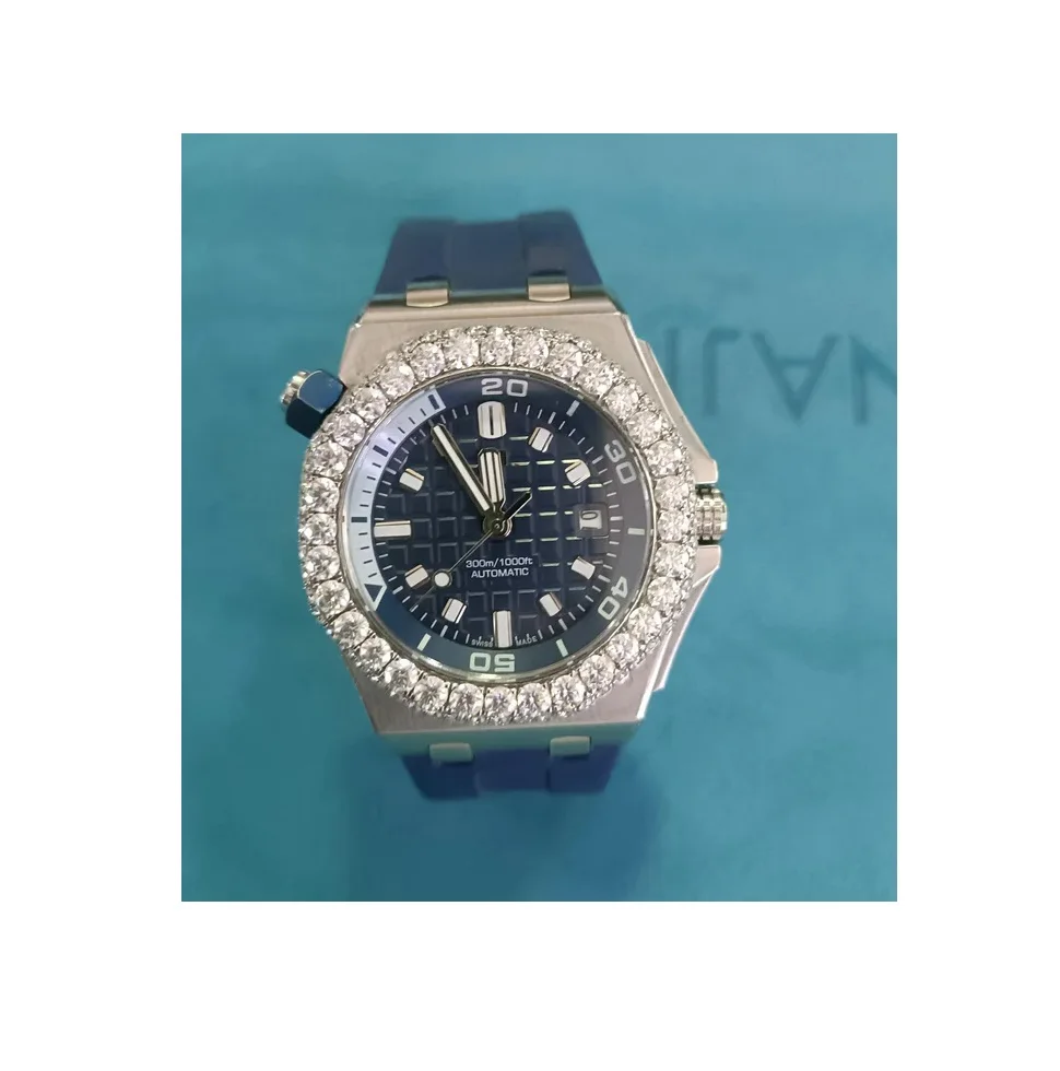 Standard Quality Diamond Watch for Special Occasion moissanite Luxury Watch Accessible at Reasonable Price