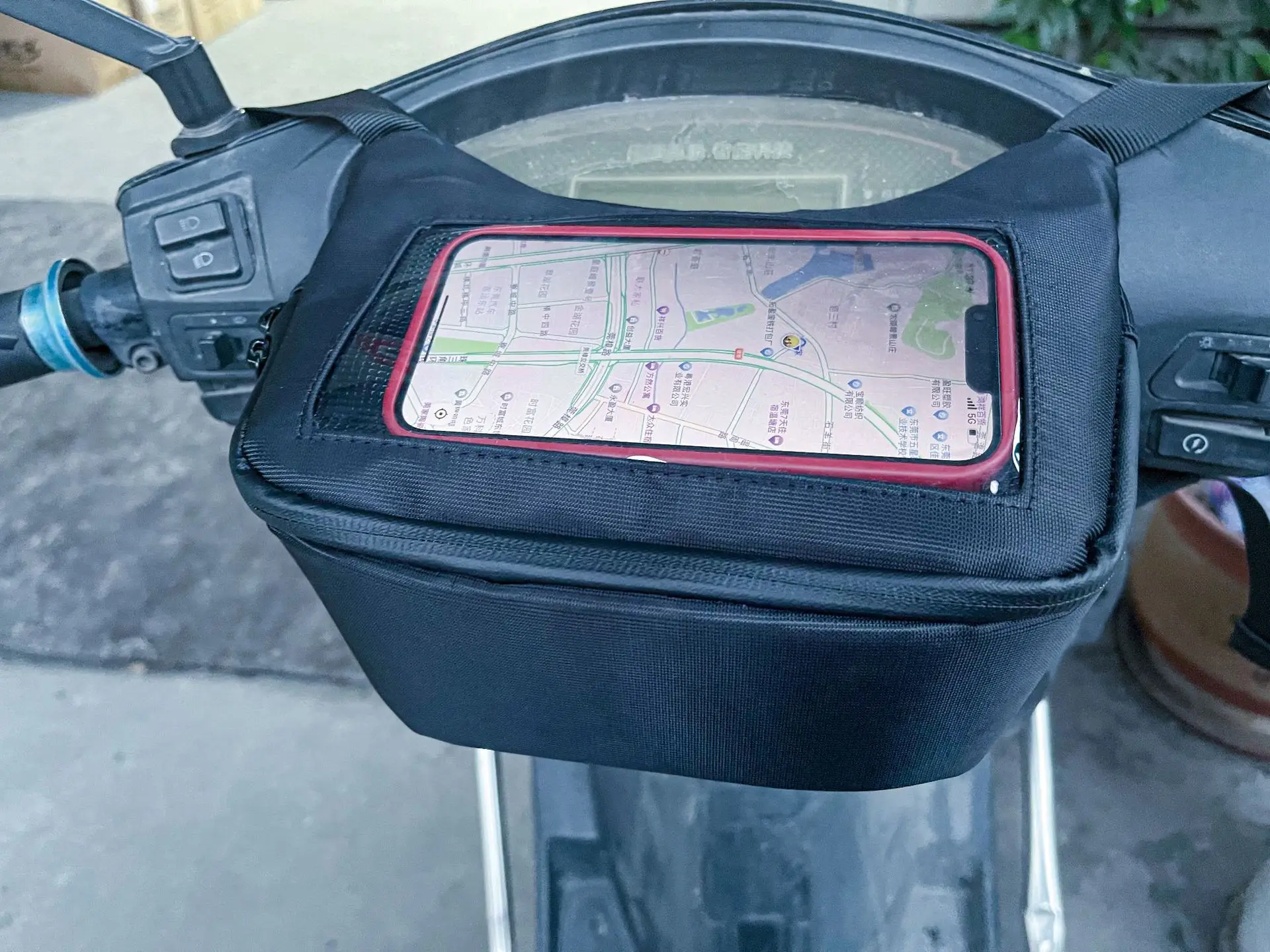 Водостойкая мини-сумка на руль для велосипеда