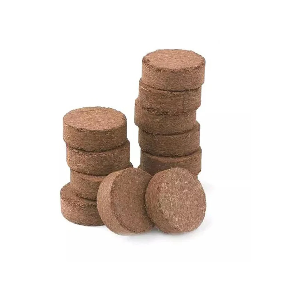 Coconut Coco Peat Blocks 5kg 650grm 25 kg At Lowest Price With Premium Quality For Buyers Agriculture Purpose Coco Peat Square