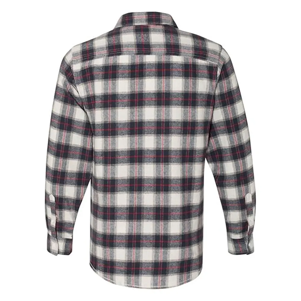 Reasonable Price Men Red White Blue Plaid Long Sleeve Button-Down Shirt Available In All Styles And Design