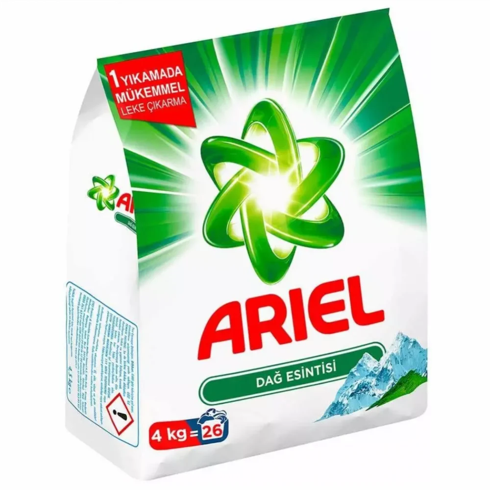 Стиральный порошок Ariel, Горный Бриз, оптом от производителя, чистящие принадлежности для индейки, стирка ткани