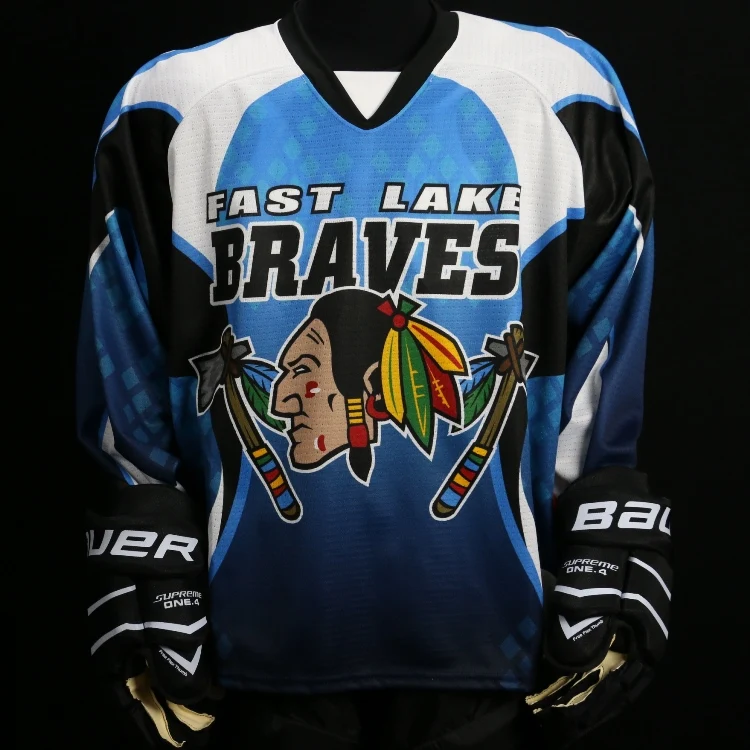 Wholesale Ice Hockey Goalkeeper Uniform Breathable Sublimation Mesh Fabric Ice hockey Jersey