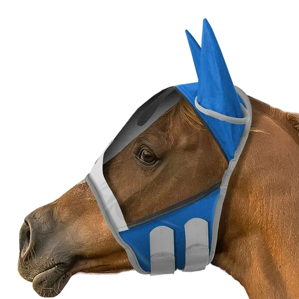 Wholesale 2024 Horse Fly Face Cover & Blinkers New Arrival Horse Fly Face Cover & Blinkers