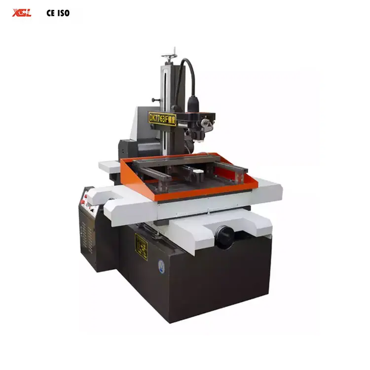 Fast speed EDM electrical discharge wire cutting machine electric controlled DK7763F