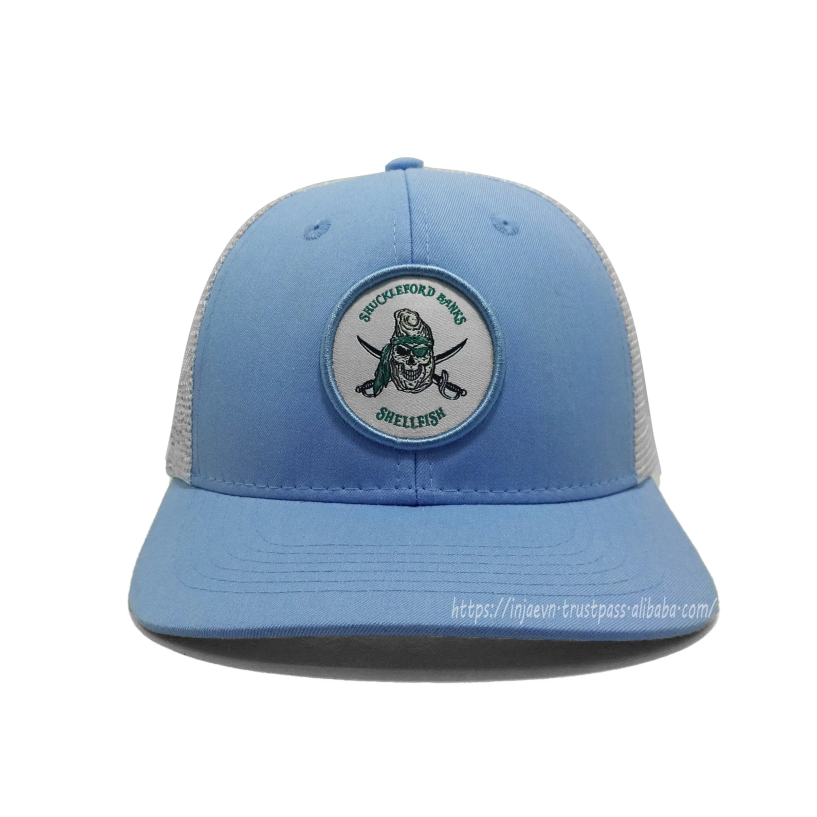 Wholesales Low MOQ Trucker Hats Mesh Snap Back Caps Adjustable Sport Fashion  Directly Factory Vietnam Headwear