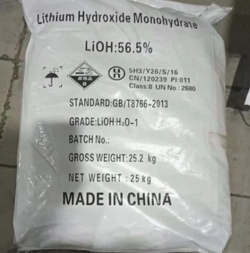 Заводская 99% LiOH.H2O моногидрат гидроксида лития/гидрат лития CAS 1310-66-3
