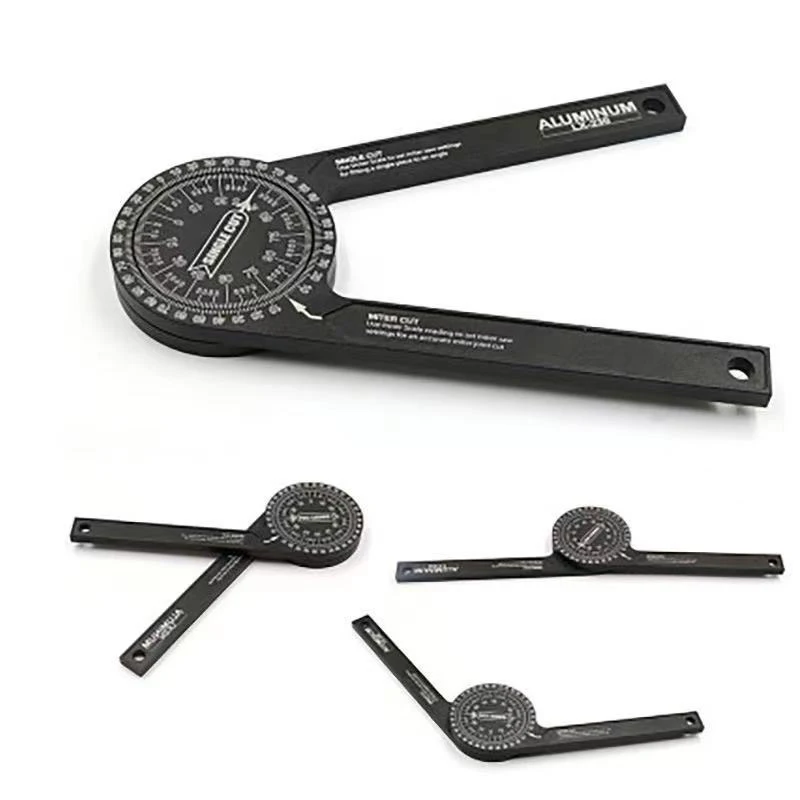 Latest Graduated Precision Circular Alloy Inch Aluminum Angle Miter Saw Metal 360 Degree Protractor