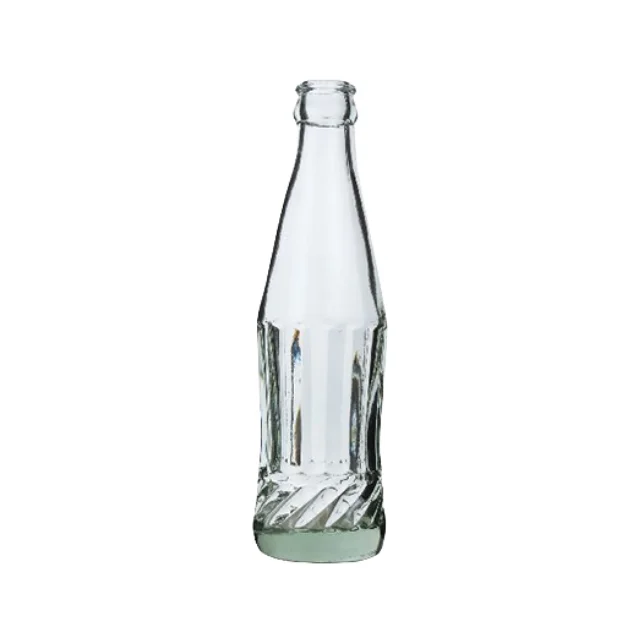 Transparent glass 330ml beer bottle 33cl 12oz soda glass bottle clear glass sparkling water bottle