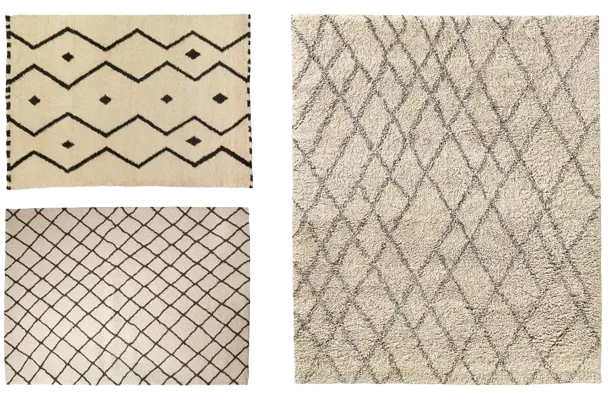 Купите натуральные шерстяные дизайнерские марокканские ковры без сна и экологически чистые декоративные для продажи