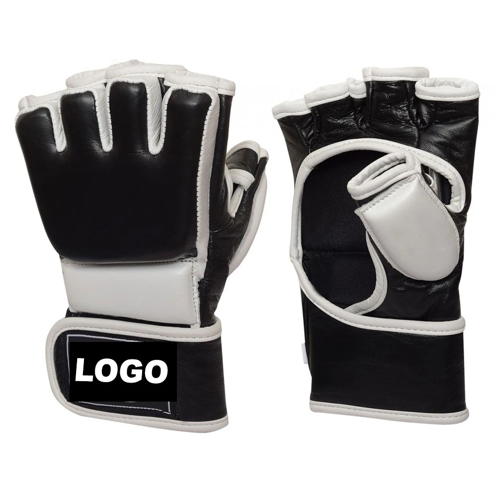 OEM Design Open Palm Boxing Gloves for Men for Muay Thai Training and Punching Bag Work MMA Sparring Gloves