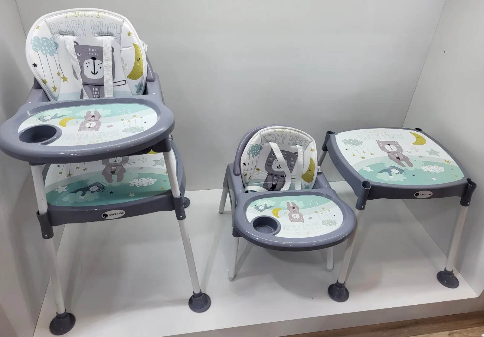 Best Offer Baby Feeding High Chair Baby Table And Chair OEM Customized Logo Living Style Hot Sale Seat 2024