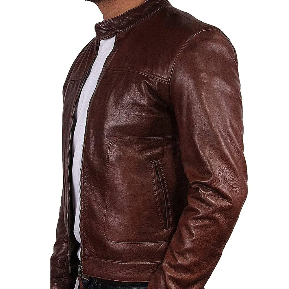 Unique Design Bestselling High Manufactured Leather Jacket Fashion Leather Jackets for Men Slim Fit Stylish Winter