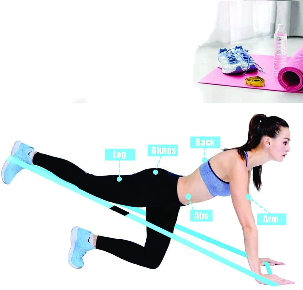 Fitness Resistance Bands Hip Circle Loop Booty Leg Thigh Glute Butt Latex Elastic Bands Exercise Equipment Non-Slip