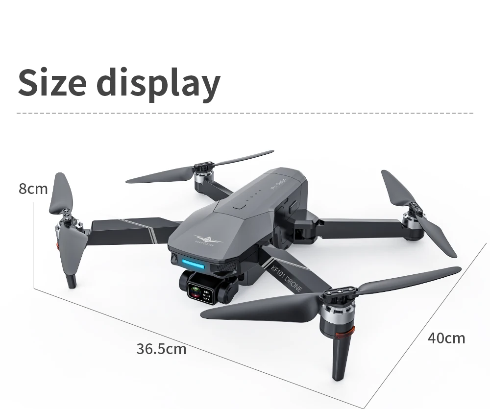 KF101 MAX 4K GPS With 4K HD Camera EIS 3 Axis Gimbal Long Range 5G WIFI Transmission Video FPV RC Quadcopter Drones