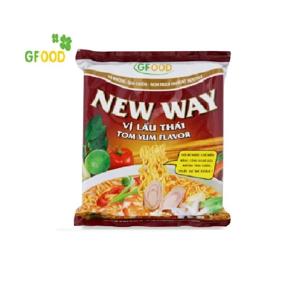 Tom yum flavor Vietnam famous noodles healthy instant noodles type cheap bag 70 grams Wholesale