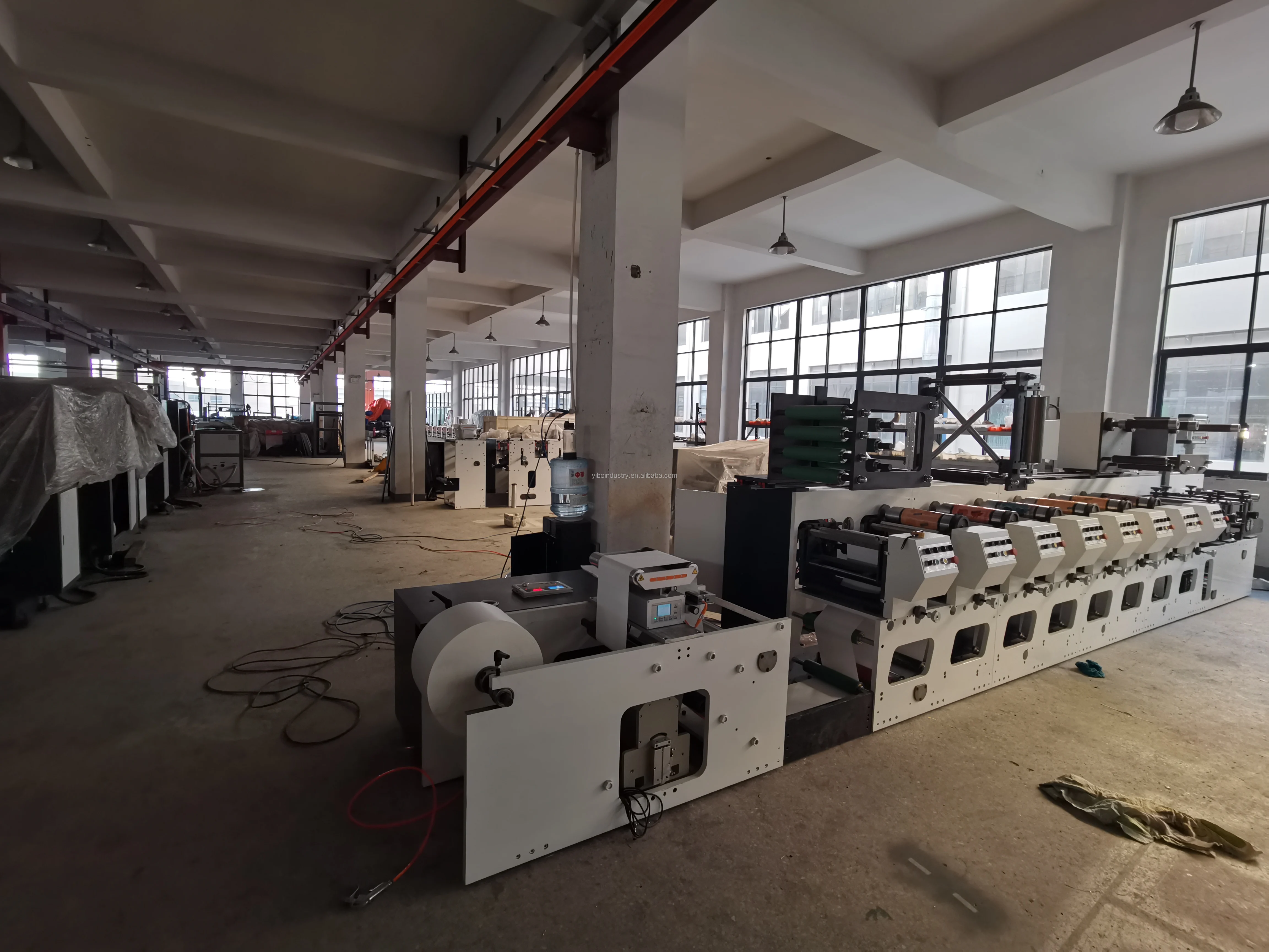 High Speed Foil PVC BOPP PE Label Paper CUP Plastic Film Bag 2 4 6 8 Colour Flexographic Flexo Printing Machine Price