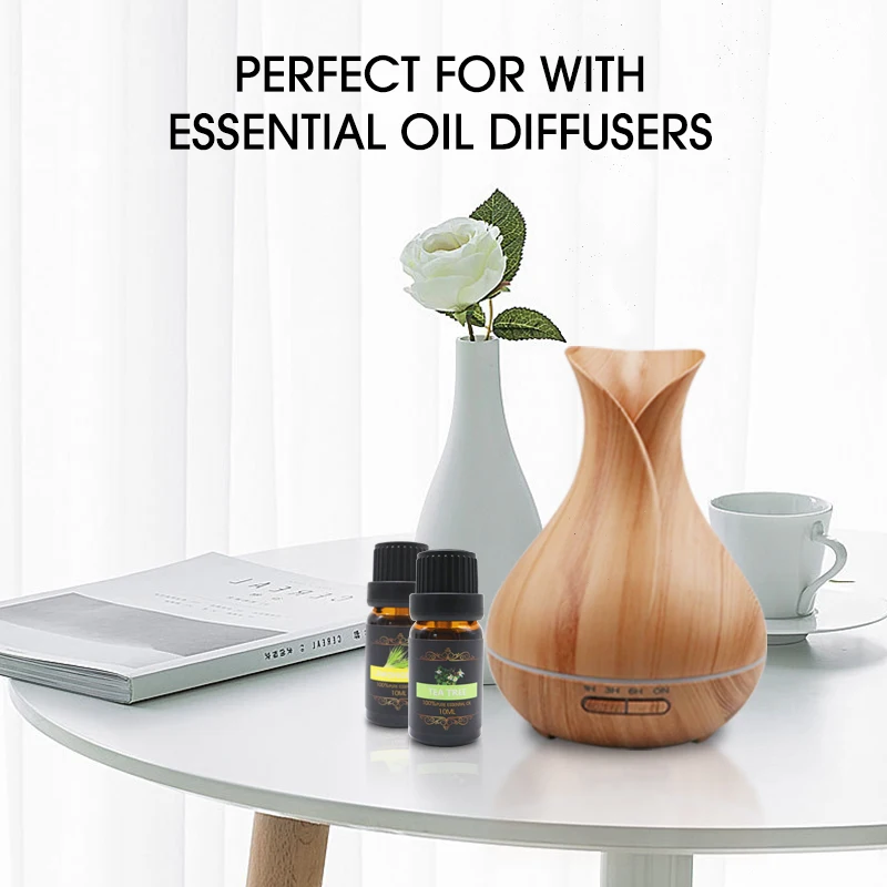 8-Packs Luxury Gift Set for Aromatherapy 10ml Natural Sweet Orange Fragrance Essential Oils for Diffuser Relaxation Calming