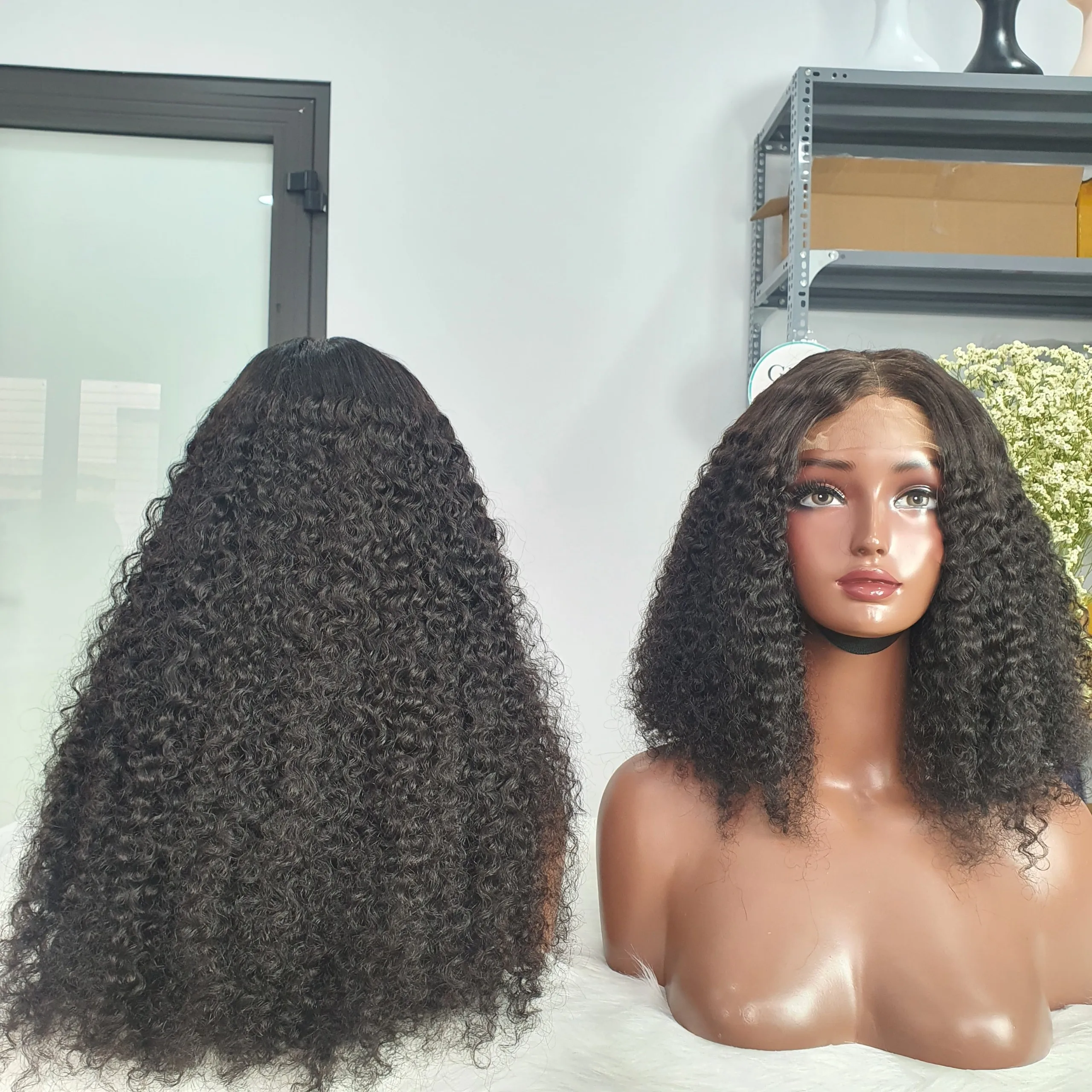 glueless wigs human hair from cambodia kinky curly burmese curly water curly bundles pixie cut wigs for black women ladies wigs