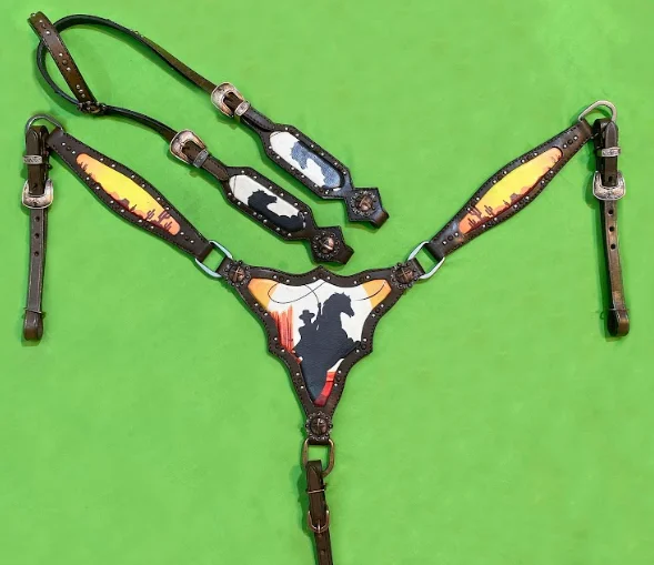 Argentina Cow leather Western Horse Headstall Smartly Design Leather Western Horse Headstall For Horse From Indian Supplier