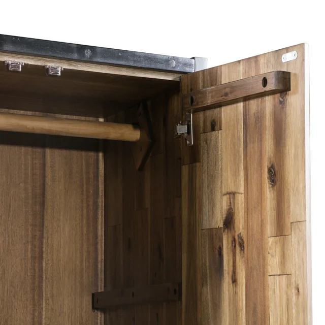 Victor brand 2 doors 1 drawer Furniture Wardrobe Wood Material Home Furniture Decoration High Quality From Vietnam Manufacturer