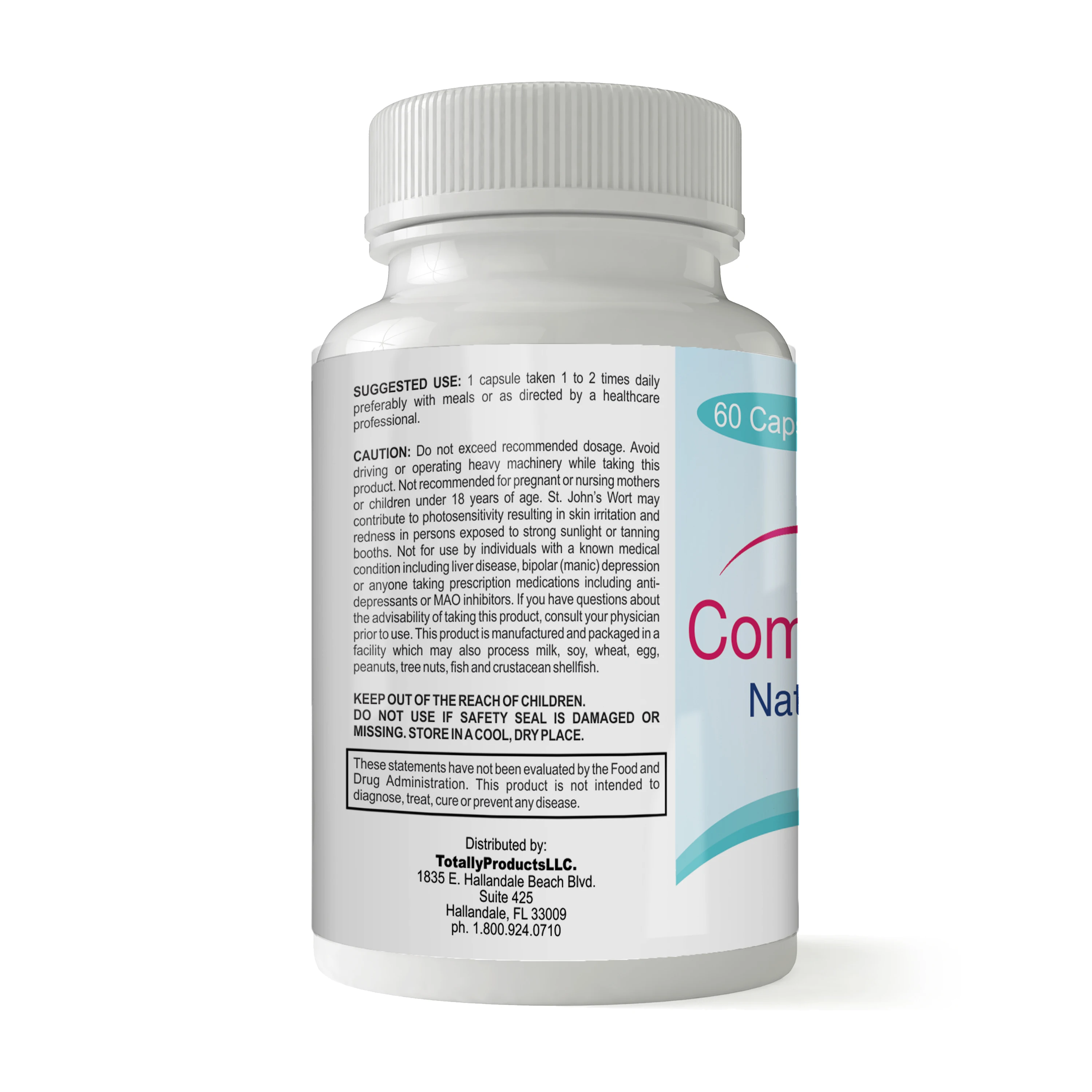 New Natural Relaxation Completely Calm Aid-Mood Formula (60 Capsules) Buy At Best Price