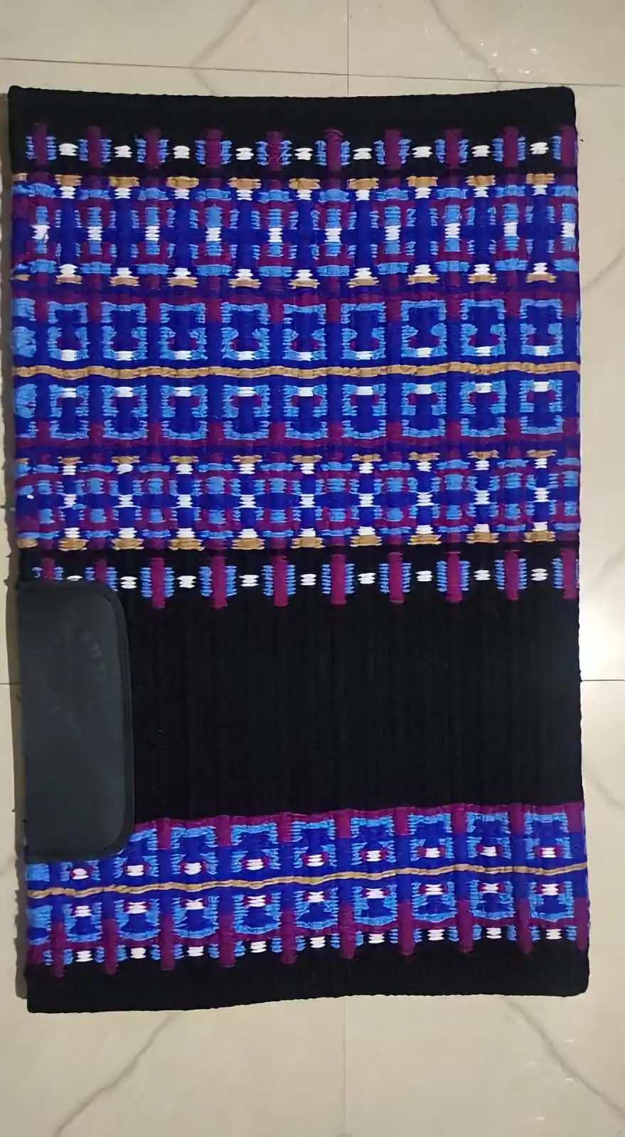 High Quality Equestrian Woolen Handloom Woven Western Show Pad Horse Riding Saddle Pads Western Jumping Dressage Pads Fabric