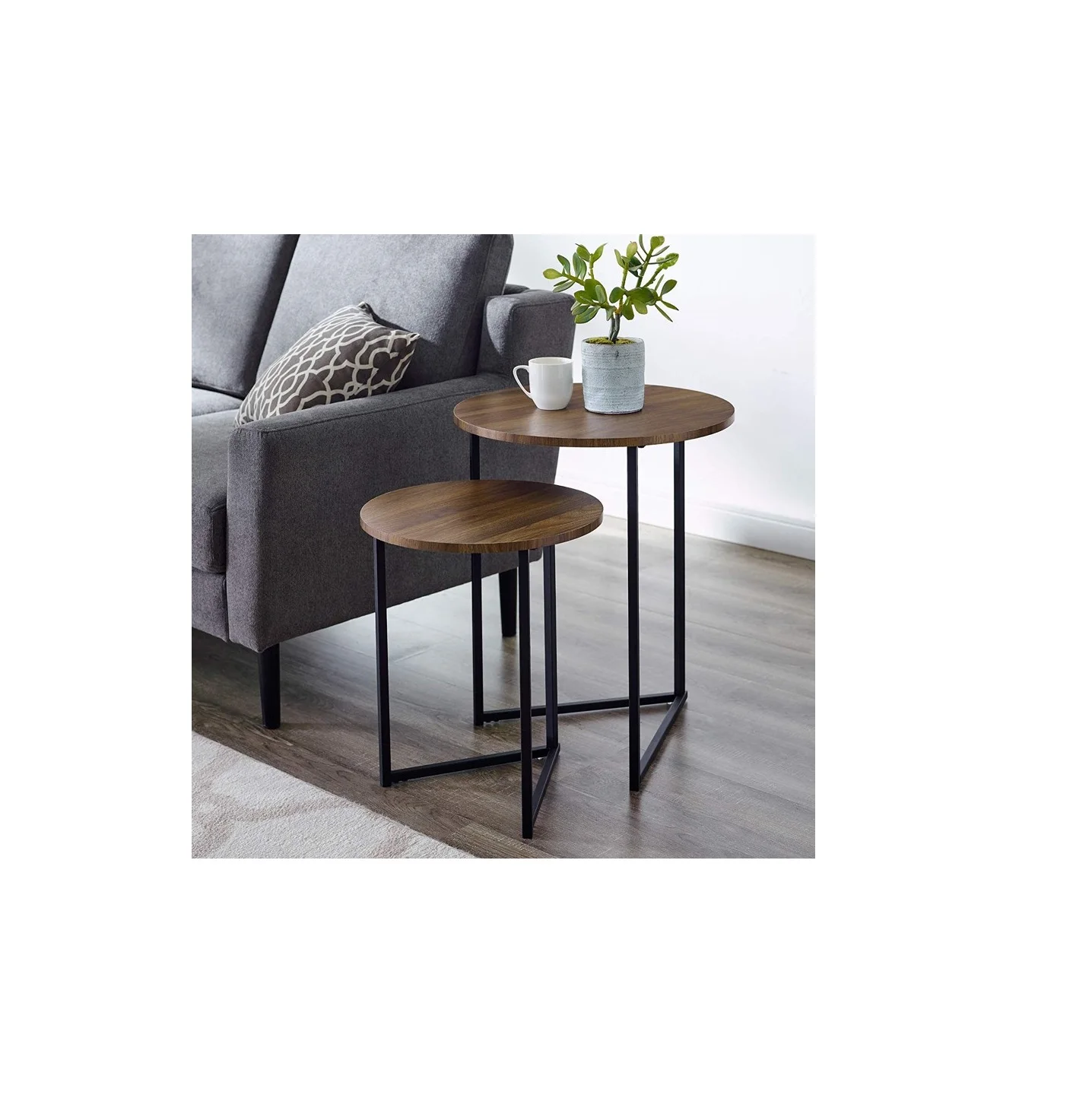 house decorative iron wooden table Coffee High Quality Metal Marble Round Side Table, Marble Side Table With Metal